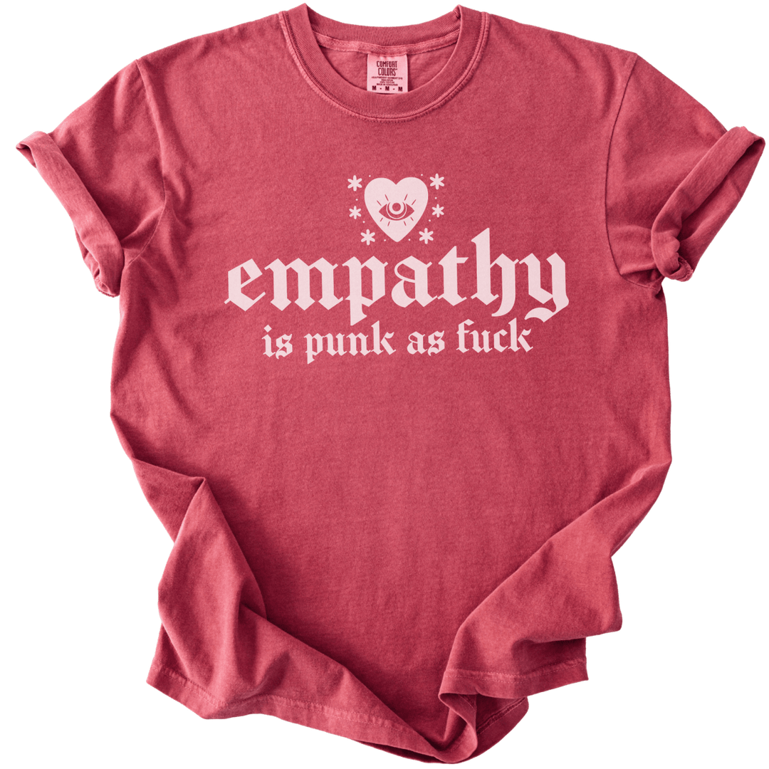 Empathy is Punk as Fuck Tee - The Rogue Petal Co. - T-Shirt