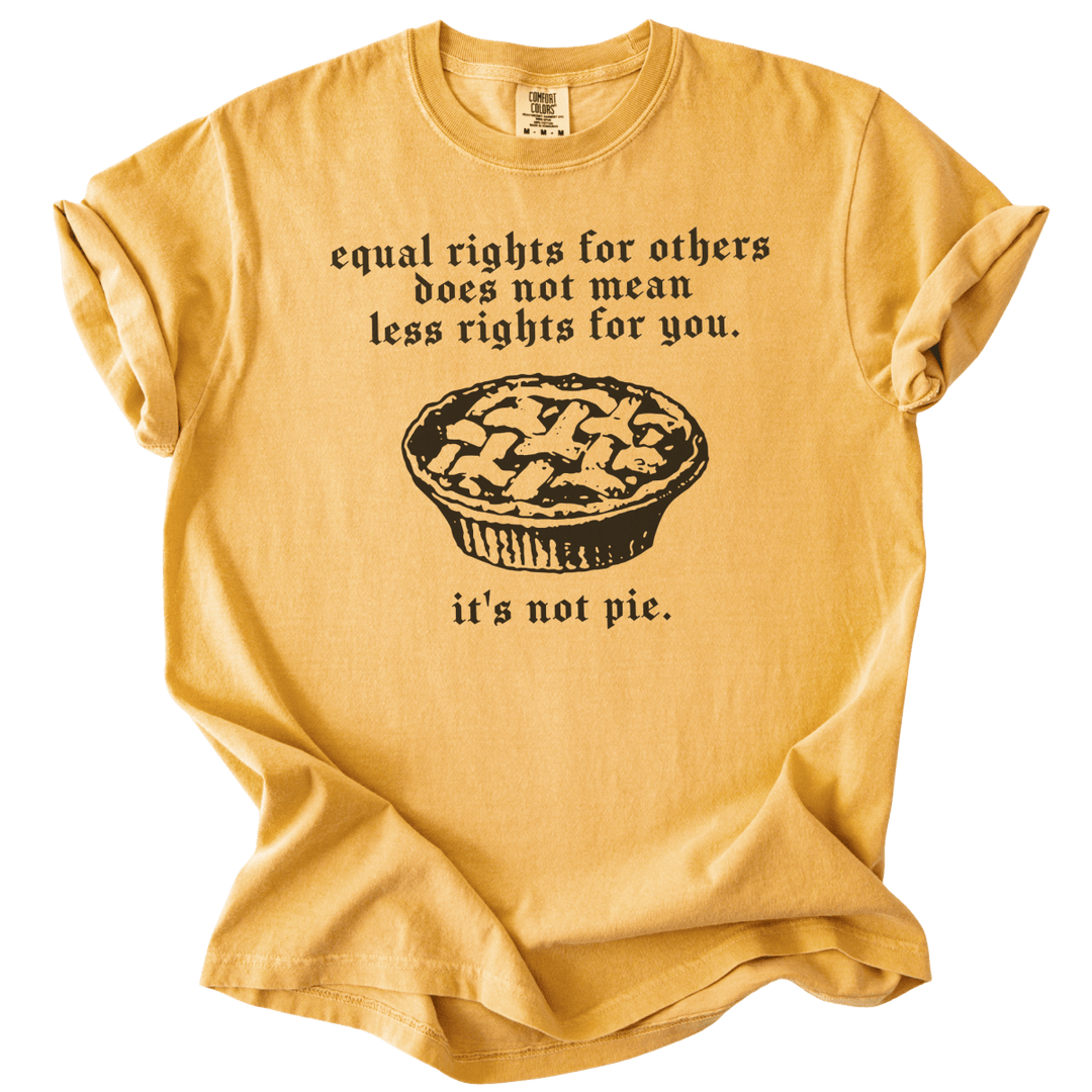 Equal Rights for Other Pie RBG Quote Tee - The Rogue Petal Co. - T-Shirt