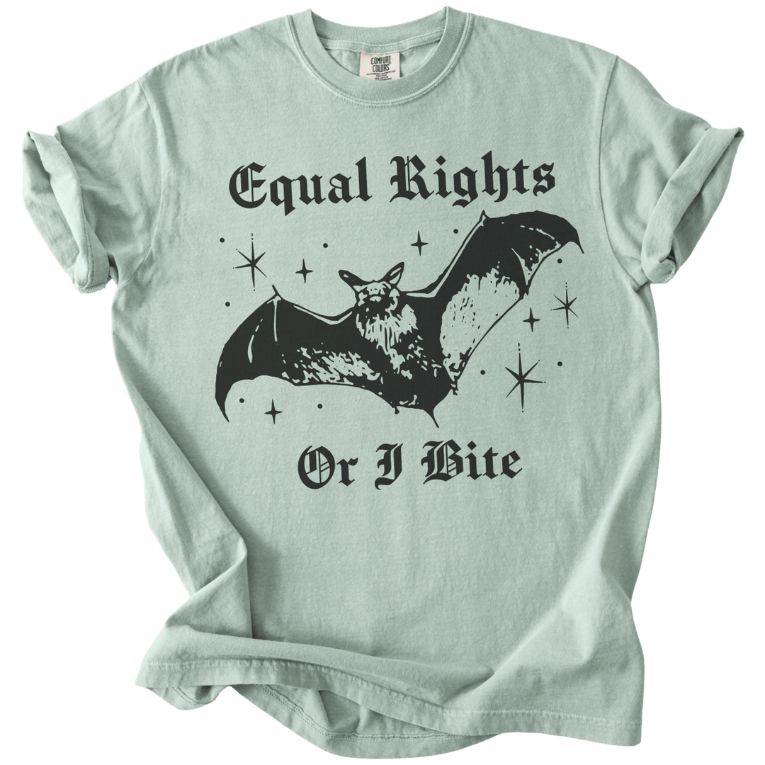 Equal Rights Or I Bite Bat Tee - The Rogue Petal Co. - T-Shirt