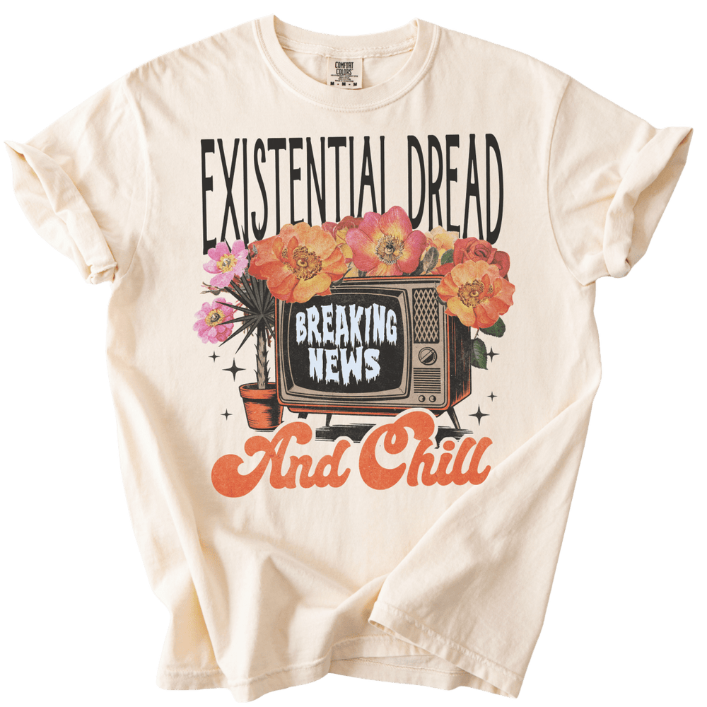 Existential Dread & Chill Tee - The Rogue Petal Co. - T-Shirt