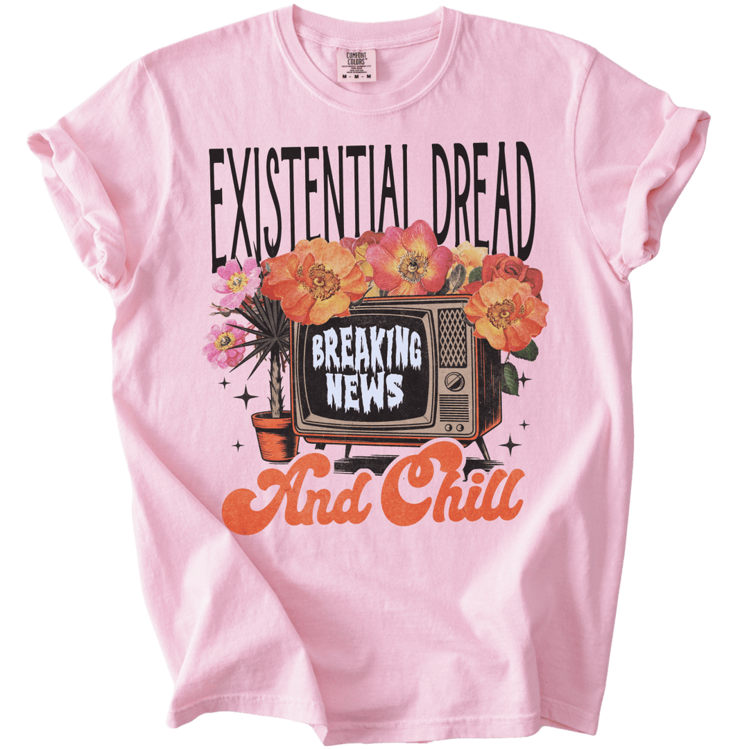Existential Dread &amp; Chill Tee - The Rogue Petal Co. - T-Shirt
