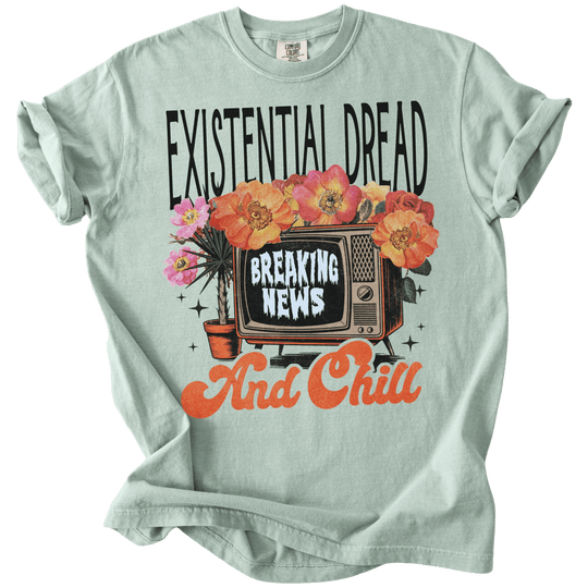 Existential Dread &amp; Chill Tee - The Rogue Petal Co. - T-Shirt