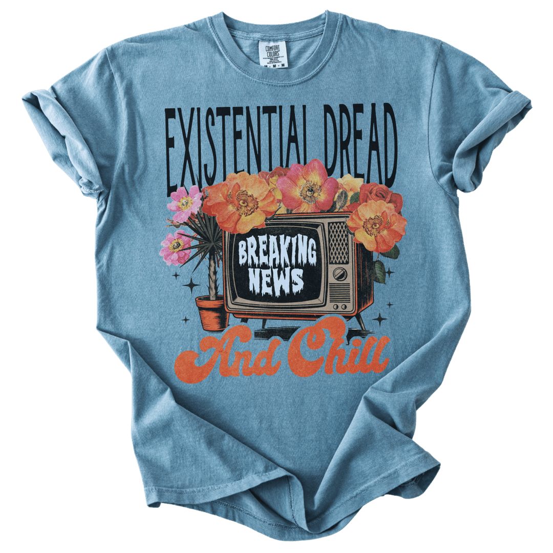 Existential Dread &amp; Chill Tee - The Rogue Petal Co. - T-Shirt