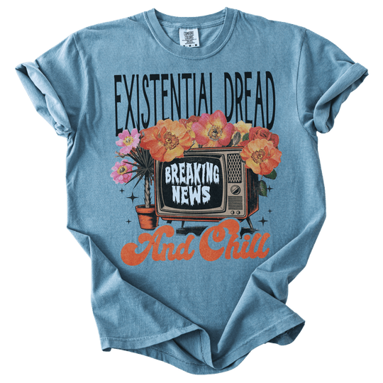 Existential Dread &amp; Chill Tee - The Rogue Petal Co. - T-Shirt