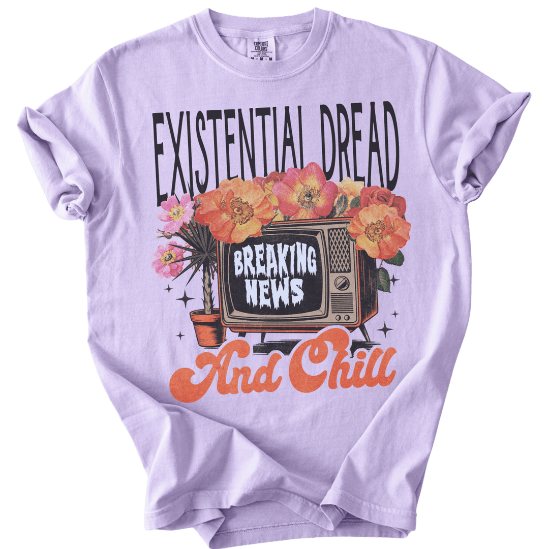 Existential Dread &amp; Chill Tee - The Rogue Petal Co. - T-Shirt