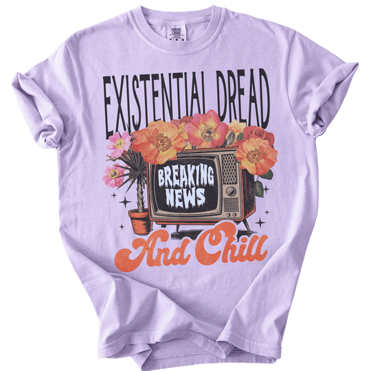 Existential Dread &amp; Chill Tee - The Rogue Petal Co. - T-Shirt