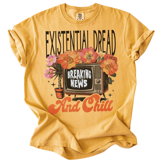 Existential Dread &amp; Chill Tee - The Rogue Petal Co. - T-Shirt