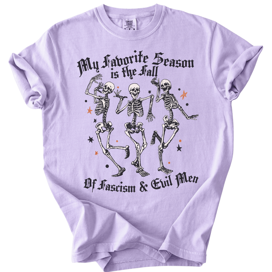 Favorite Season is the Fall of Fascism &amp; Evil Men Tee - The Rogue Petal Co. - T-Shirt