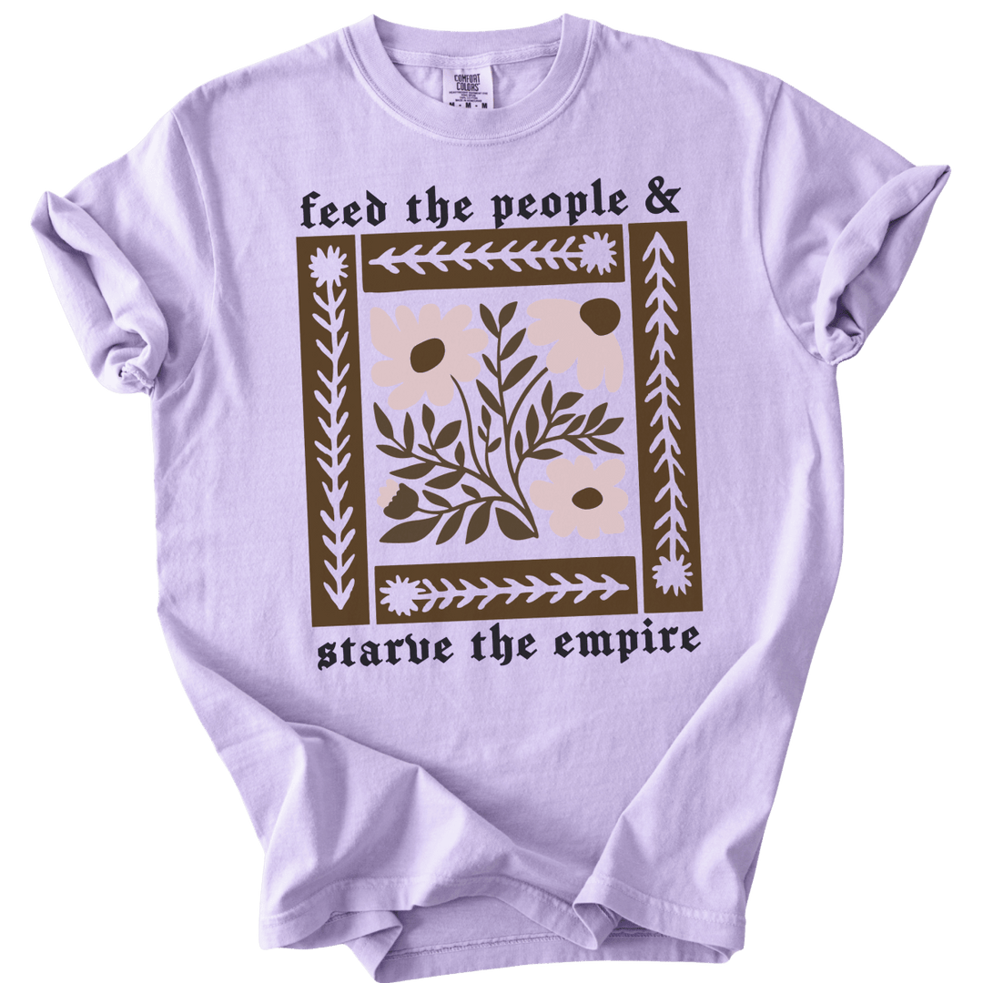 Feed The People & Starve The Empire Tee - The Rogue Petal Co. - T-Shirt