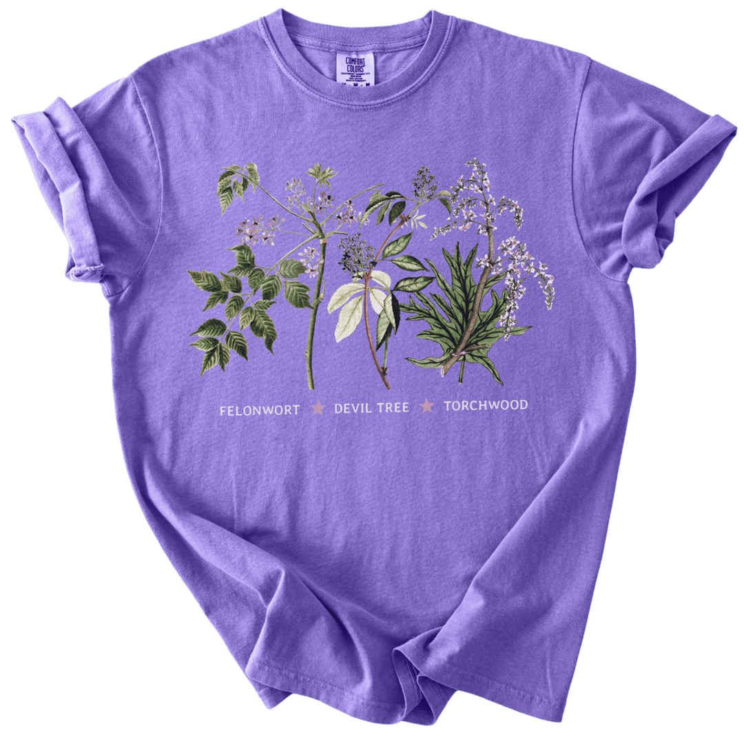 Felonwort Tee Devil Tree Torchwood Tee - The Rogue Petal Co. - T-Shirt