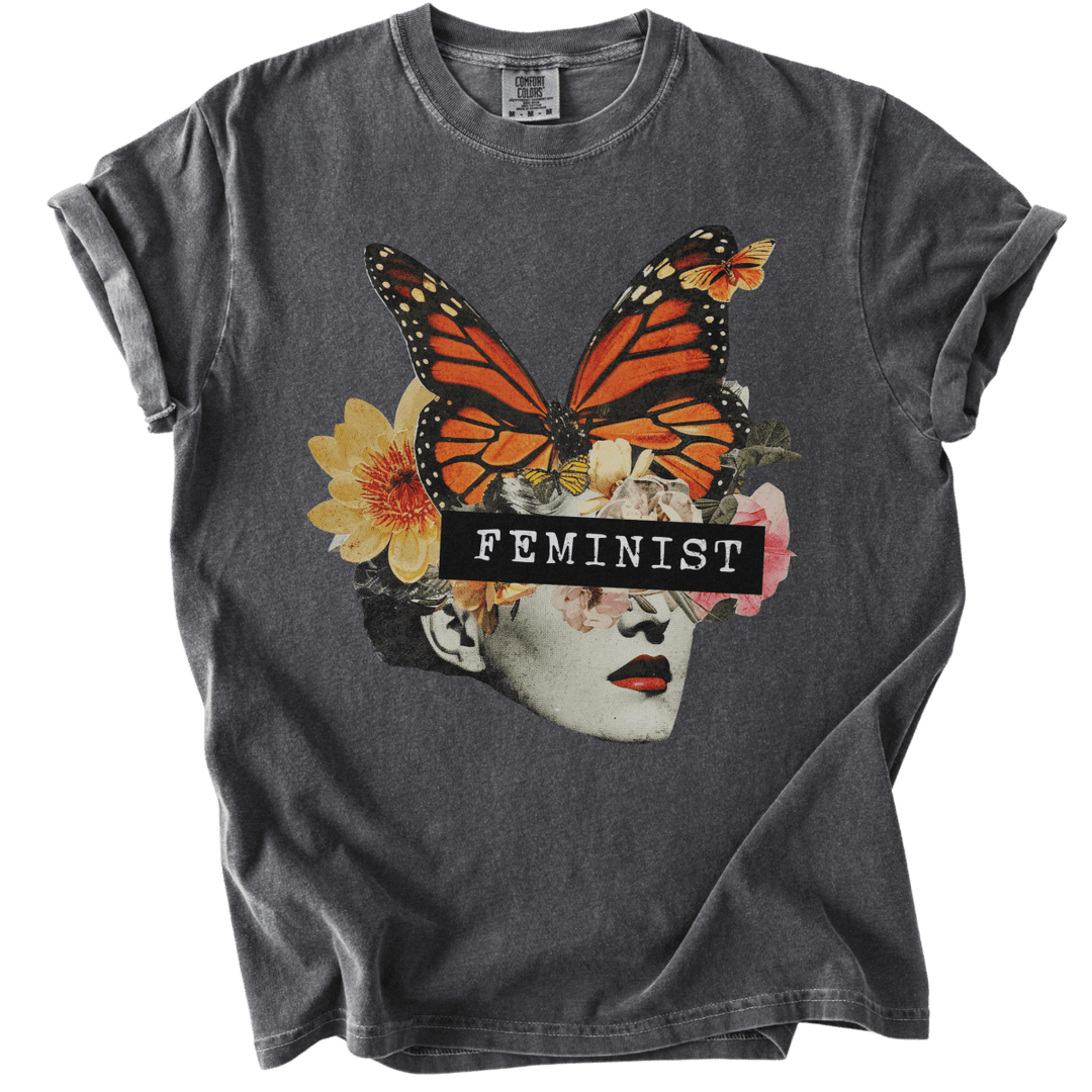 Feminist Butterfly Tee - The Rogue Petal Co. - T-Shirt