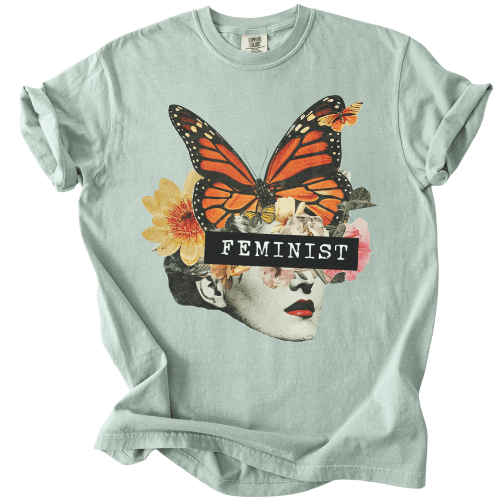 Feminist Butterfly Tee - The Rogue Petal Co. - T-Shirt