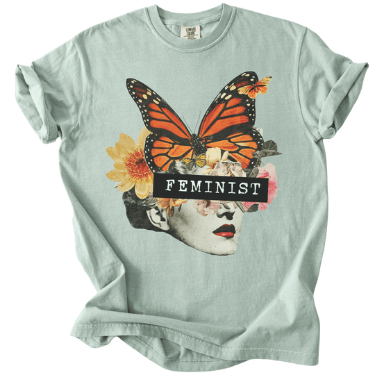 Feminist Butterfly Tee - The Rogue Petal Co. - T-Shirt