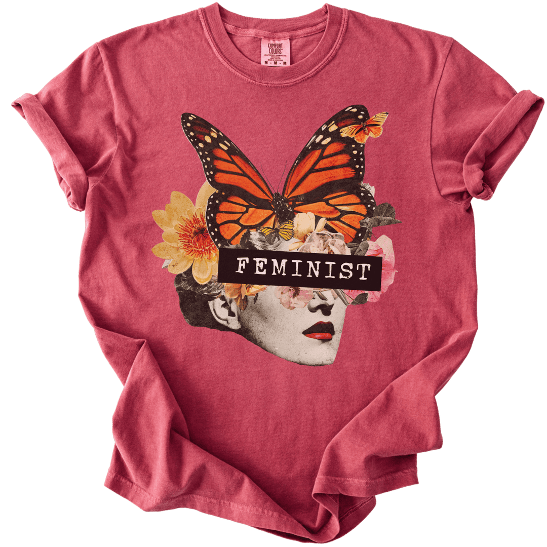 Feminist Butterfly Tee - The Rogue Petal Co. - T-Shirt