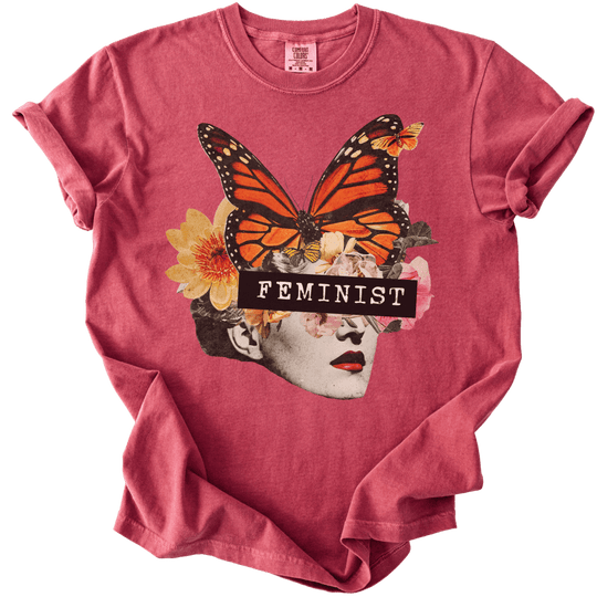 Feminist Butterfly Tee - The Rogue Petal Co. - T-Shirt