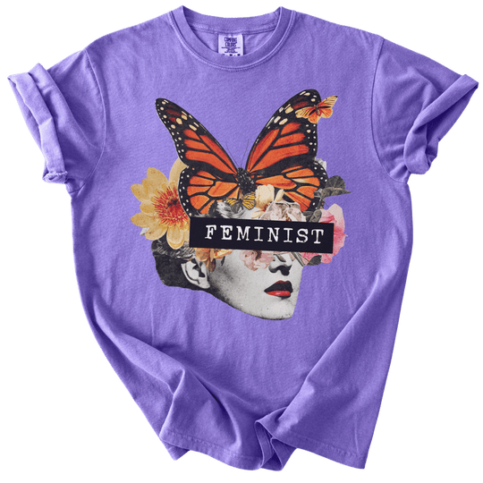 Feminist Butterfly Tee - The Rogue Petal Co. - T-Shirt