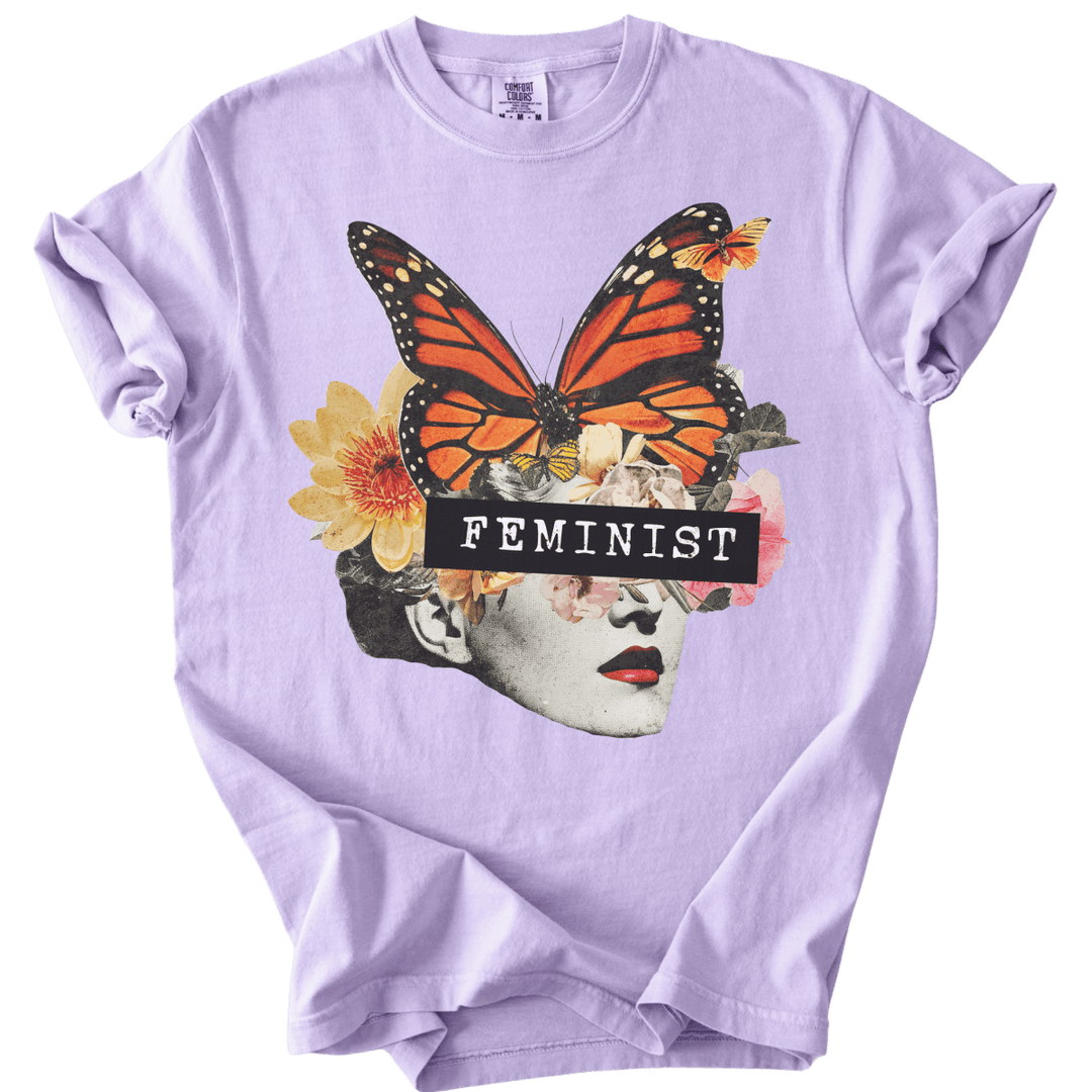 Feminist Butterfly Tee - The Rogue Petal Co. - T-Shirt