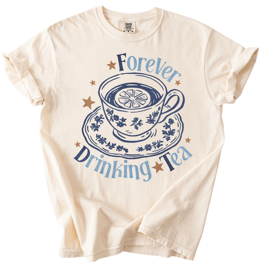 Forever Drinking Tea FDT Tee - The Rogue Petal Co. - T-Shirt