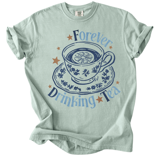 Forever Drinking Tea FDT Tee - The Rogue Petal Co. - T-Shirt