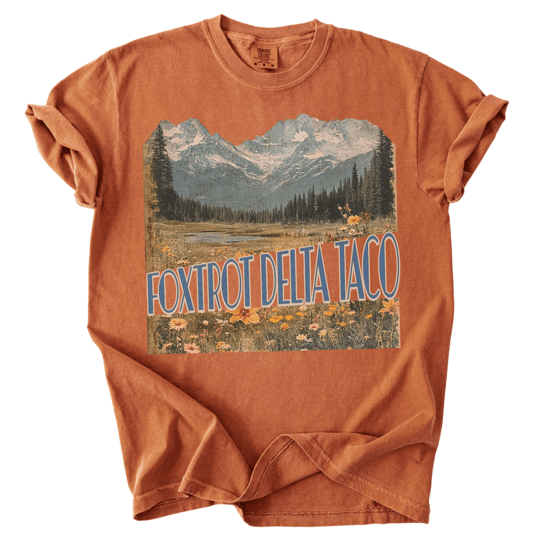 Foxtrot Delta Taco Mountains Tee - The Rogue Petal Co. - T-Shirt