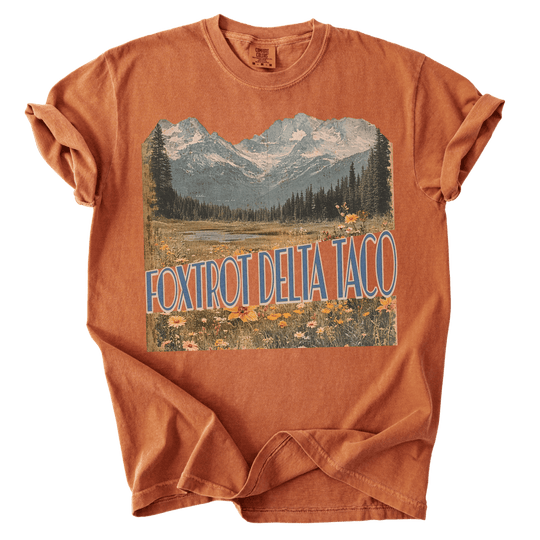 Foxtrot Delta Taco Mountains Tee - The Rogue Petal Co. - T-Shirt