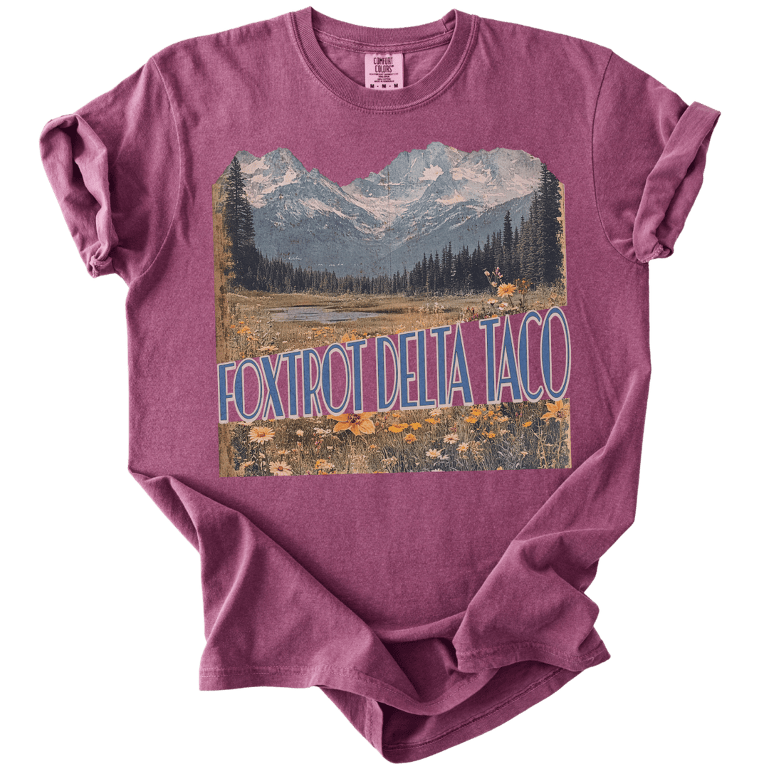 Foxtrot Delta Taco Mountains Tee - The Rogue Petal Co. - T-Shirt