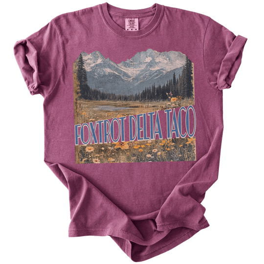 Foxtrot Delta Taco Mountains Tee - The Rogue Petal Co. - T-Shirt