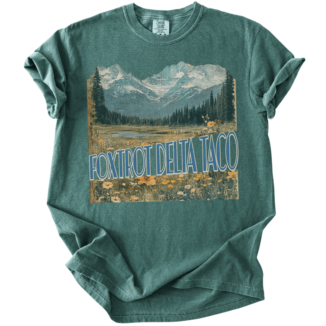 Foxtrot Delta Taco Mountains Tee - The Rogue Petal Co. - T-Shirt