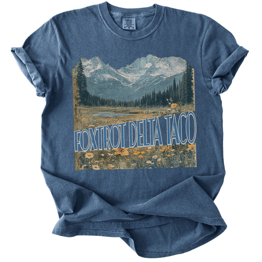Foxtrot Delta Taco Mountains Tee - The Rogue Petal Co. - T-Shirt