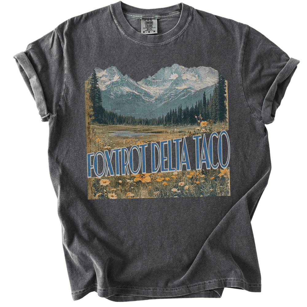 Foxtrot Delta Taco Mountains Tee - The Rogue Petal Co. - T-Shirt