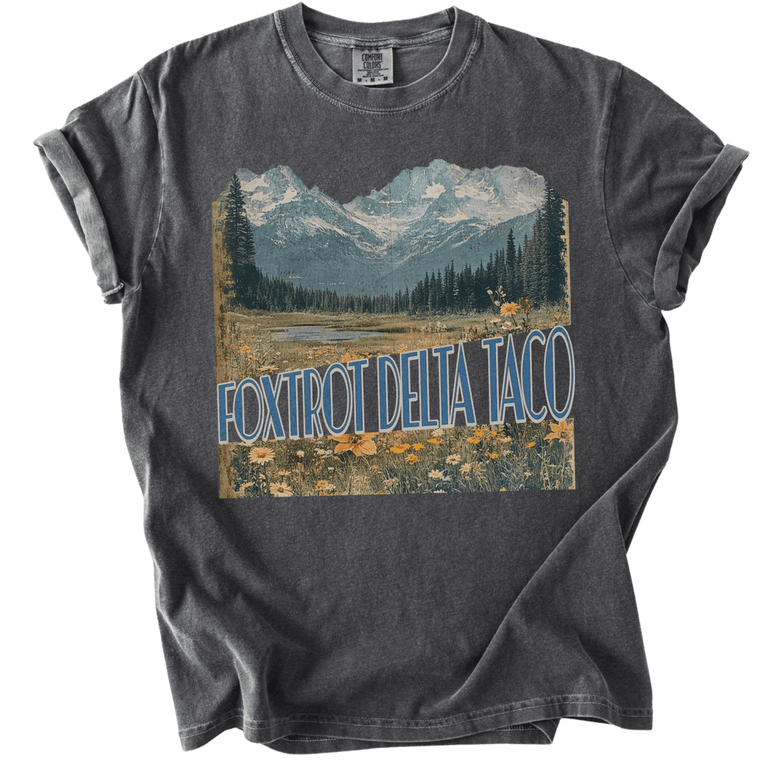 Foxtrot Delta Taco Mountains Tee - The Rogue Petal Co. - T-Shirt