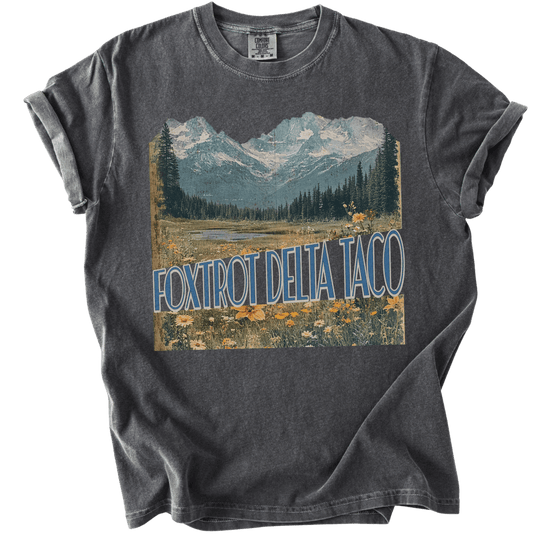 Foxtrot Delta Taco Mountains Tee - The Rogue Petal Co. - T-Shirt