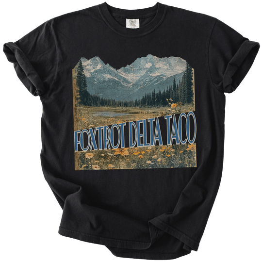 Foxtrot Delta Taco Mountains Tee - The Rogue Petal Co. - T-Shirt