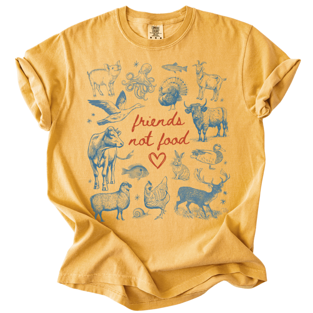 Friends Not Food Tee - The Rogue Petal Co. - T-Shirt