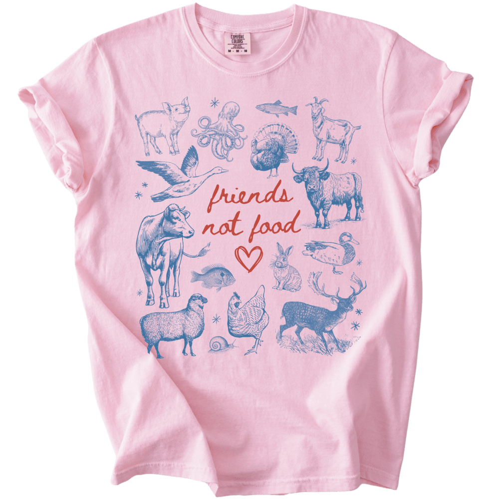 Friends Not Food Tee - The Rogue Petal Co. - T-Shirt
