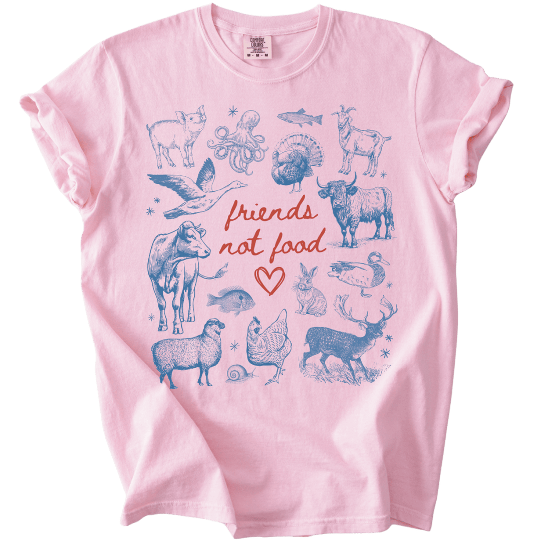 Friends Not Food Tee - The Rogue Petal Co. - T-Shirt