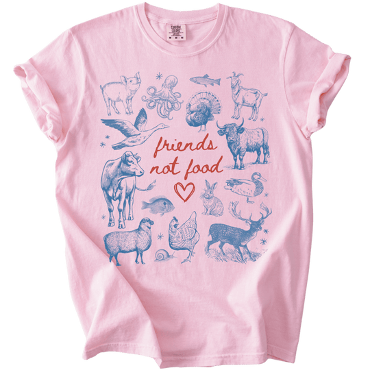 Friends Not Food Tee - The Rogue Petal Co. - T-Shirt