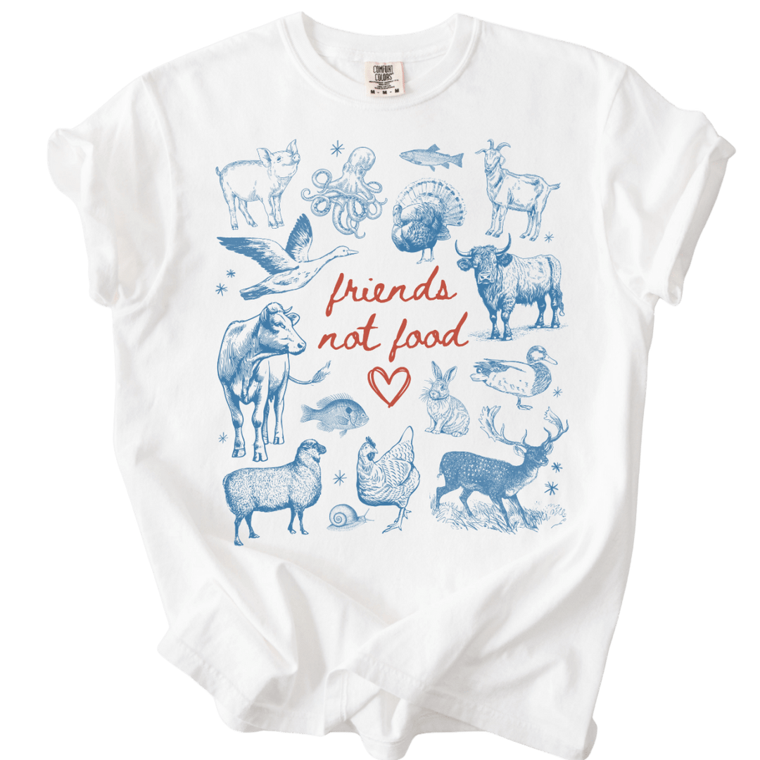 Friends Not Food Tee - The Rogue Petal Co. - T-Shirt