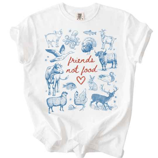 Friends Not Food Tee - The Rogue Petal Co. - T-Shirt