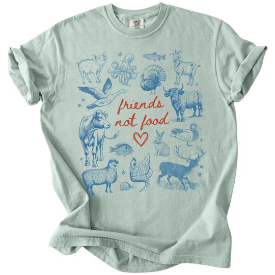 Friends Not Food Tee - The Rogue Petal Co. - T-Shirt