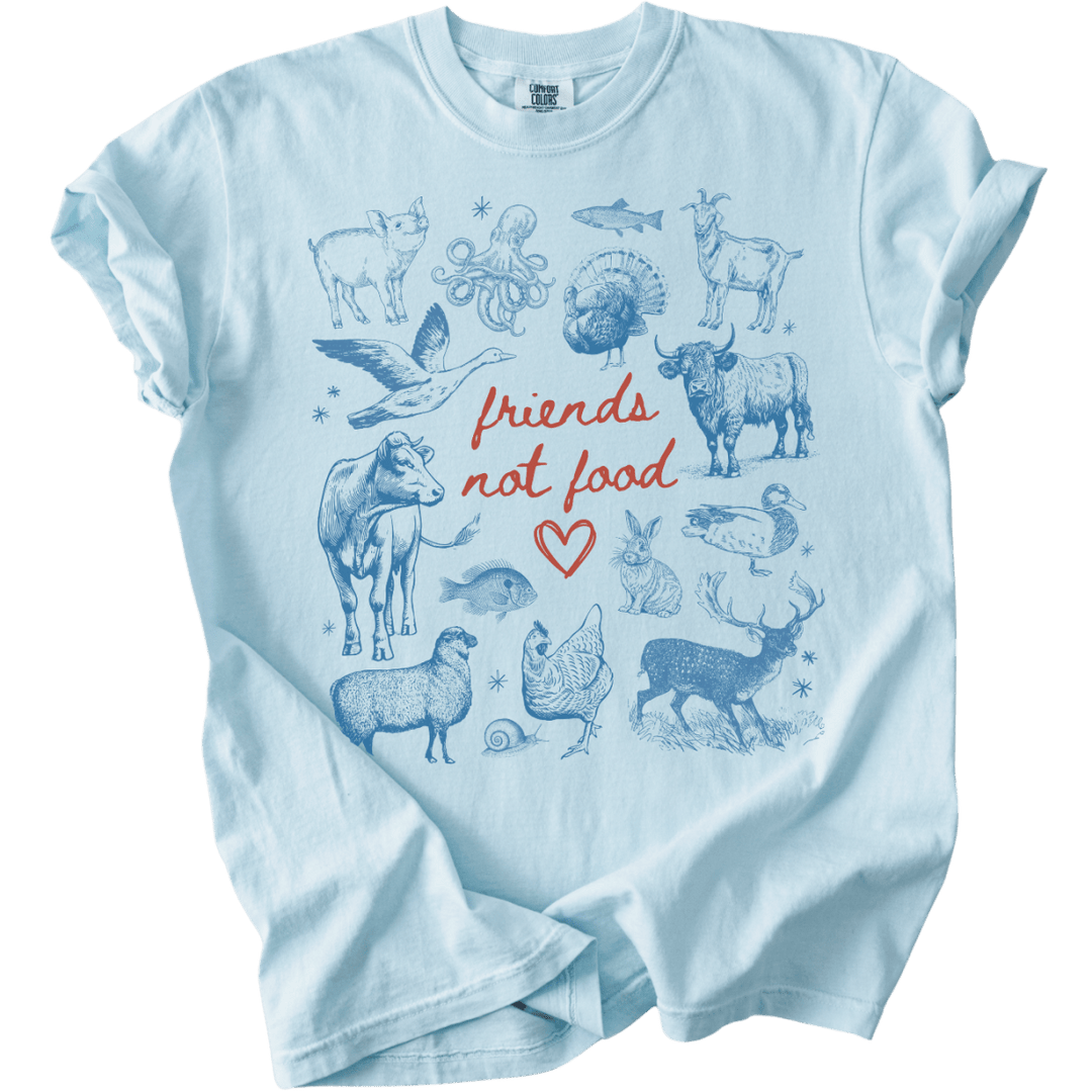Friends Not Food Tee - The Rogue Petal Co. - T-Shirt