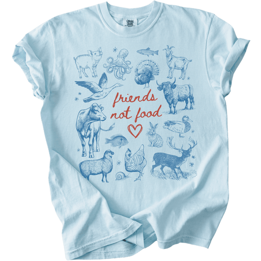 Friends Not Food Tee - The Rogue Petal Co. - T-Shirt