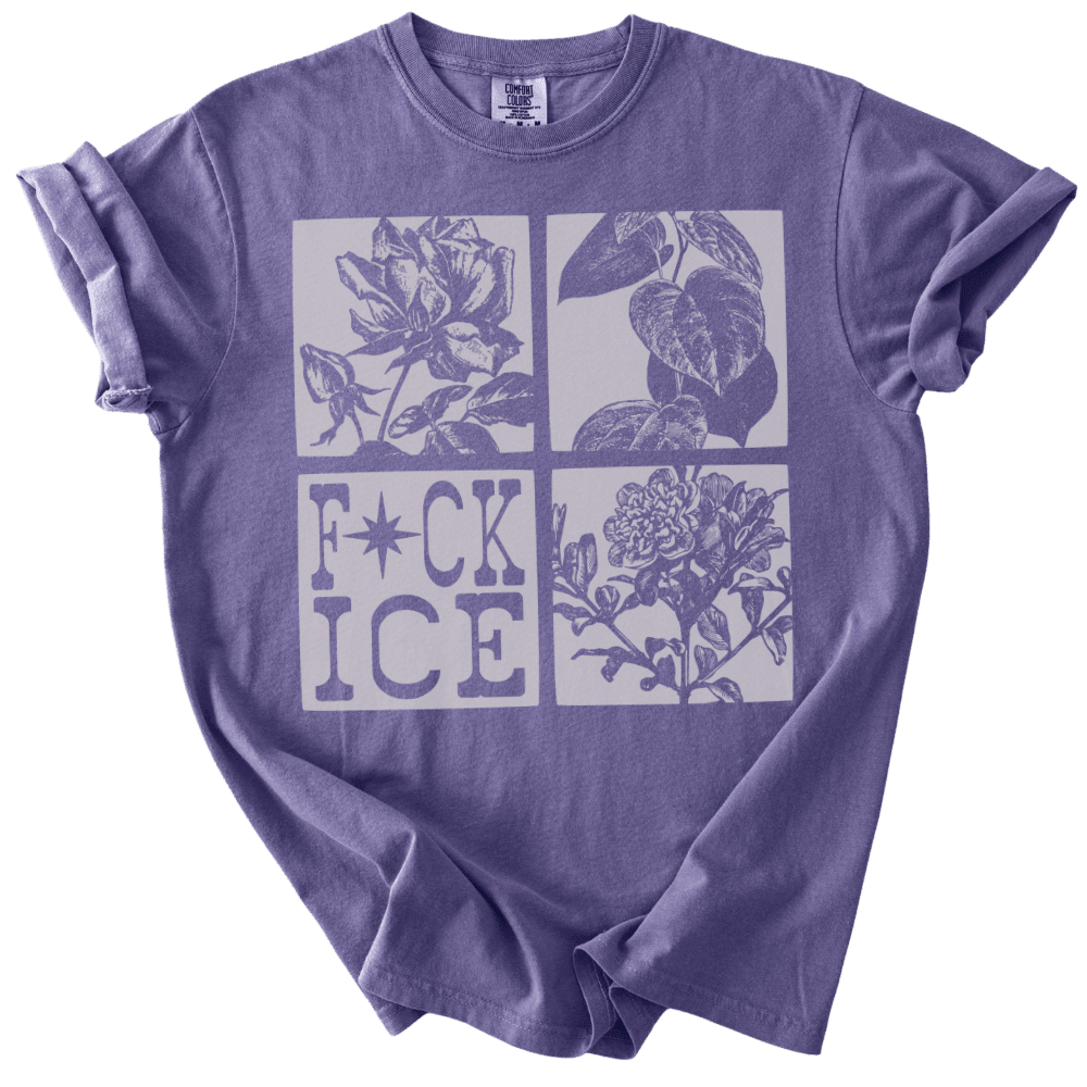 F*UCK ICE Botanical Tee - The Rogue Petal Co. - T-Shirt
