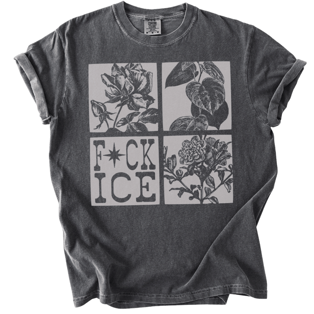 F*UCK ICE Botanical Tee - The Rogue Petal Co. - T-Shirt