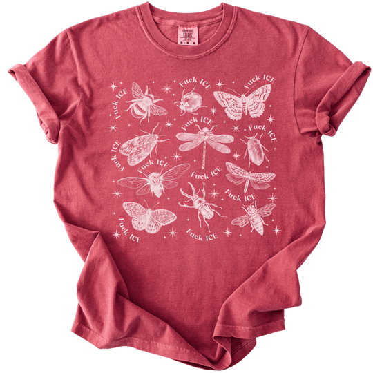 Fuck ICE Celestial Bugs Tee - The Rogue Petal Co. - T-Shirt