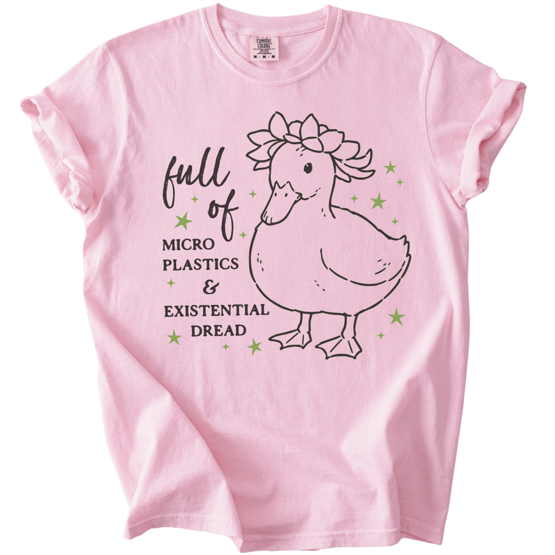 Full of Microplastics &amp; Existential Dread Duck Tee - The Rogue Petal Co. - T-Shirt