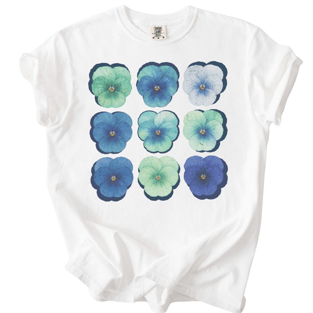 Gay MLM Pride Pansies Tee - The Rogue Petal Co. - T-Shirt