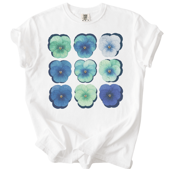 Gay MLM Pride Pansies Tee - The Rogue Petal Co. - T-Shirt