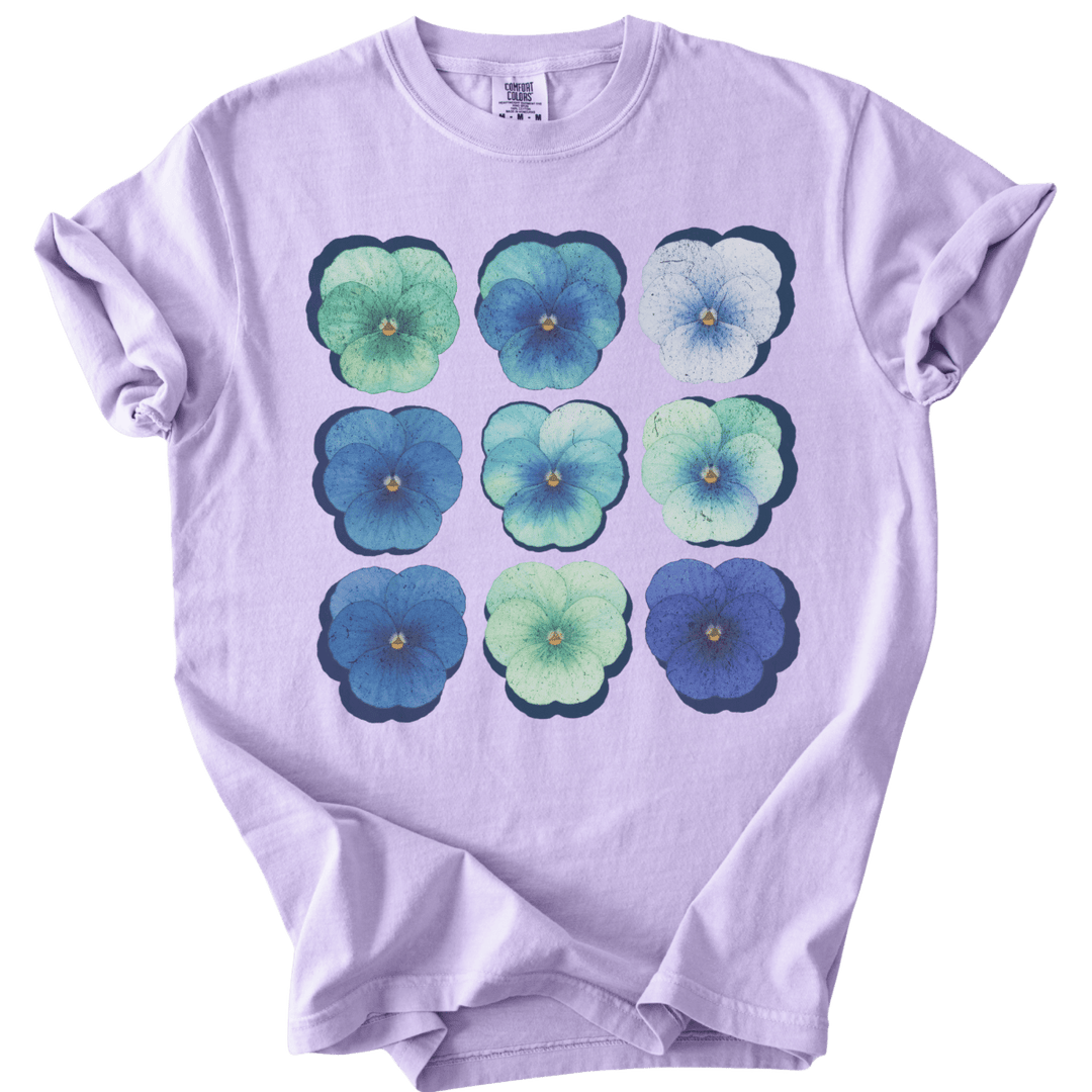 Gay MLM Pride Pansies Tee - The Rogue Petal Co. - T-Shirt
