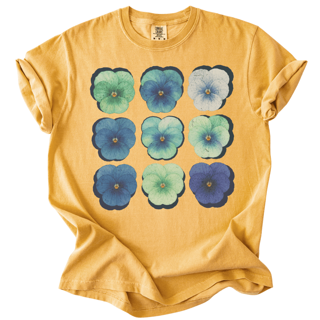 Gay MLM Pride Pansies Tee - The Rogue Petal Co. - T-Shirt